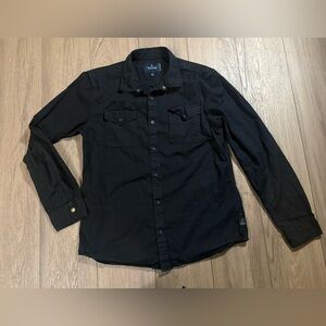 Roark Revival Black Button-Up Long Sleeve Shirt